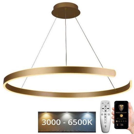 Dimmbare LED-Hängeleuchte LED/100W/230V 3000-6500K d 80 cm + Fernbedienung