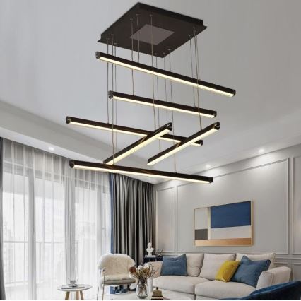 Dimmbare LED-Hängeleuchte LED/100W/230V 3000-6500K + Fernbedienung