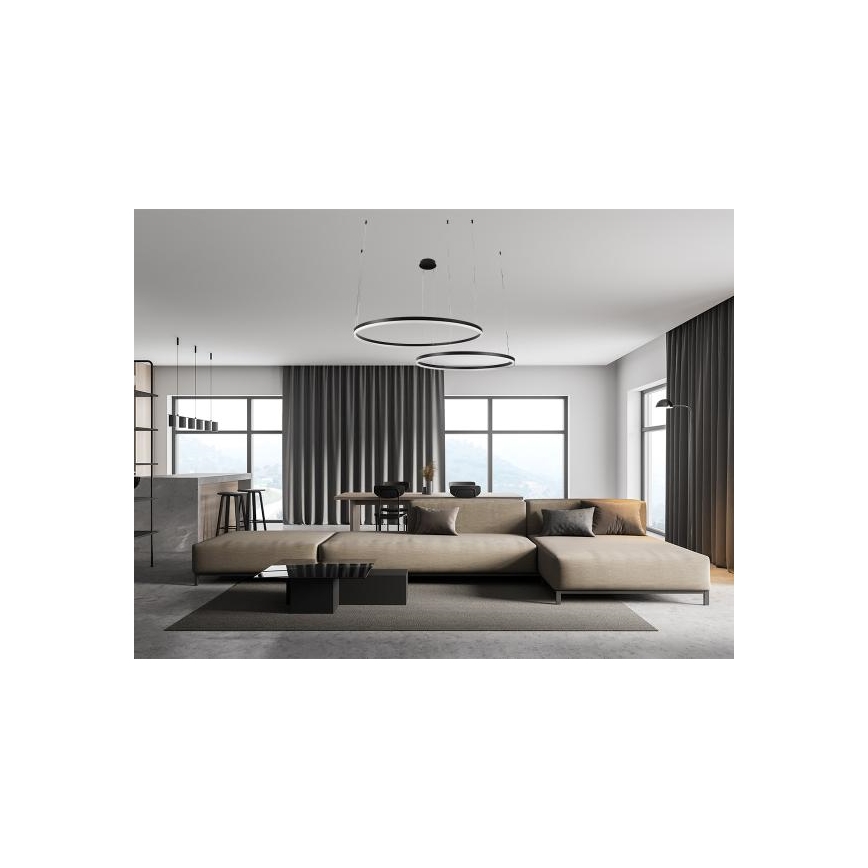 Dimmbare LED-Hängeleuchte LED/100W/230V 3000-6500K d 80 cm + Fernbedienung