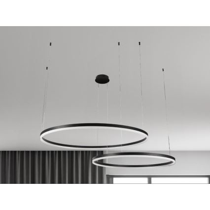 Dimmbare LED-Hängeleuchte LED/100W/230V 3000-6500K d 80 cm + Fernbedienung