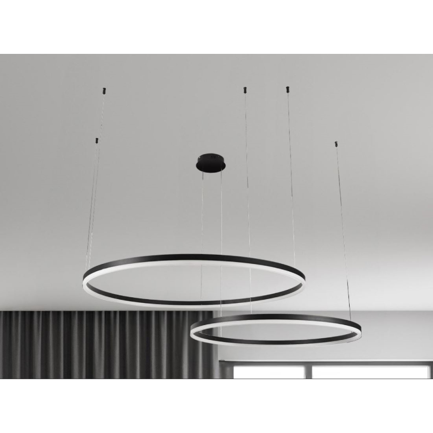 Dimmbare LED-Hängeleuchte LED/100W/230V 3000-6500K d 80 cm + Fernbedienung