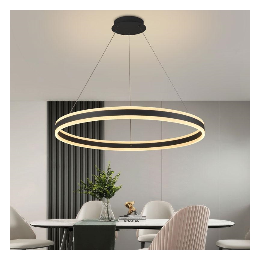 Dimmbare LED-Hängeleuchte LED/110W/230V 3000-6500K d 80 cm + Fernbedienung