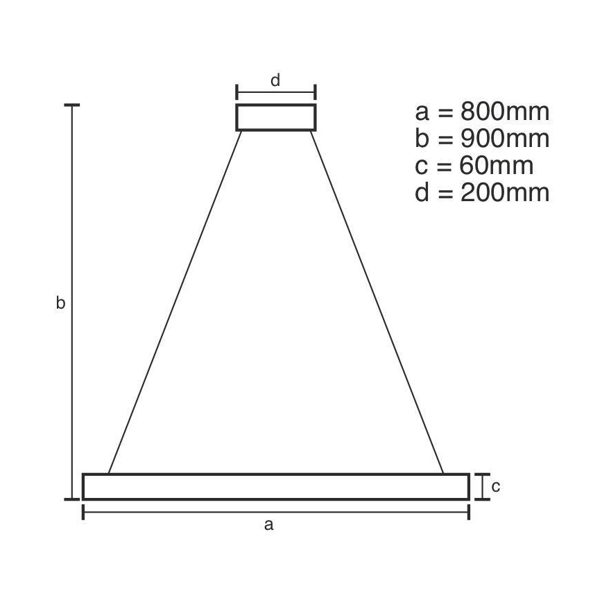 Dimmbare LED-Hängeleuchte LED/110W/230V 3000-6500K d 80 cm + Fernbedienung