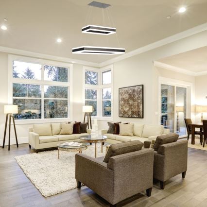 Dimmbare LED-Hängeleuchte LED/113W/230V 3000K braun
