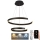 Dimmbare LED-Hängeleuchte LED/120W/230V 3000-6500K d 60 cm + Fernbedienung