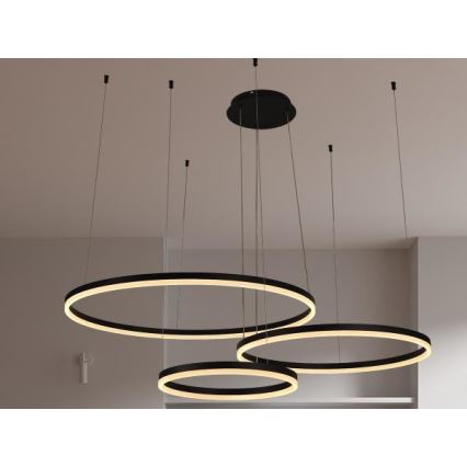 Dimmbare LED-Hängeleuchte LED/125W/230V 3000-6500K d 80 cm + Fernbedienung