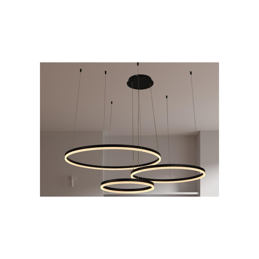Dimmbare LED-Hängeleuchte LED/125W/230V 3000-6500K d 80 cm + Fernbedienung
