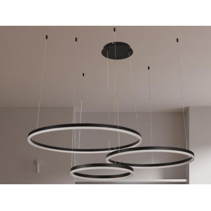 Dimmbare LED-Hängeleuchte LED/125W/230V 3000-6500K d 80 cm + Fernbedienung
