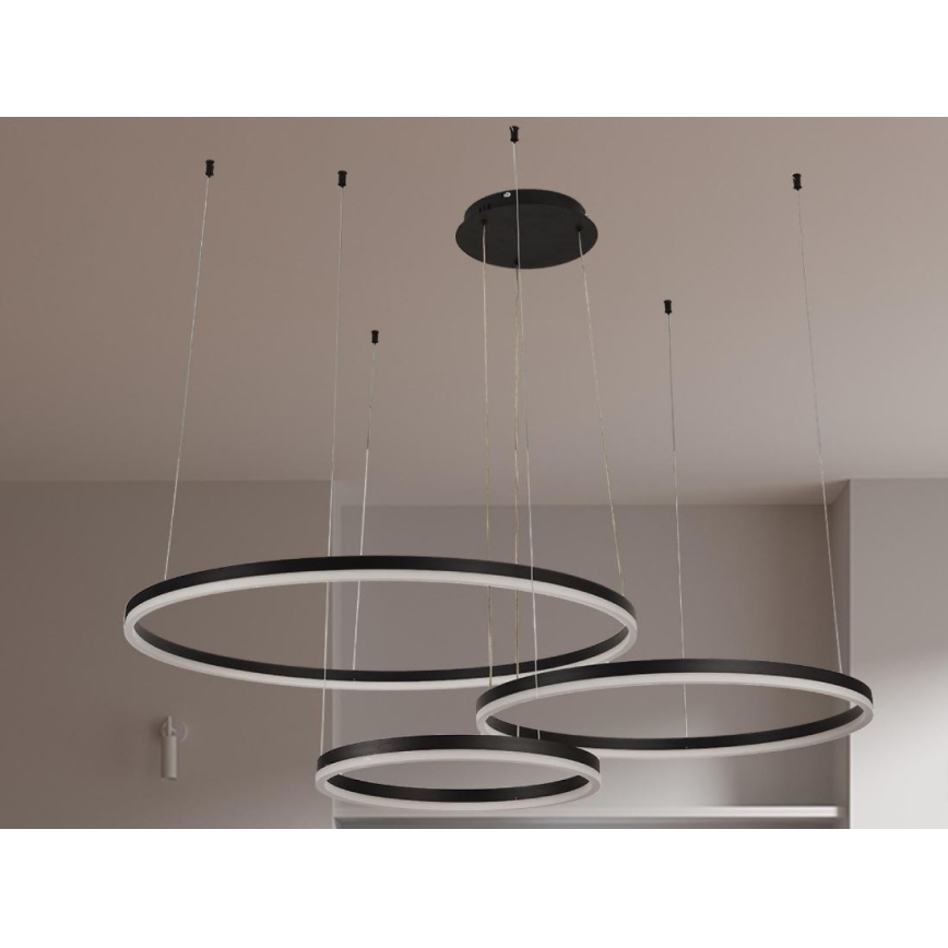 Dimmbare LED-Hängeleuchte LED/125W/230V 3000-6500K d 80 cm + Fernbedienung
