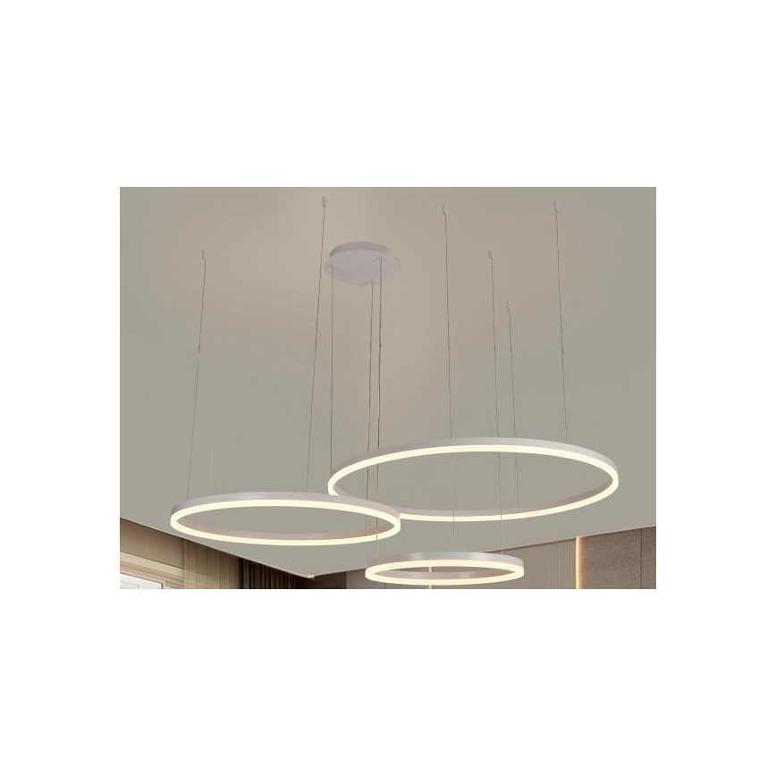 Dimmbare LED-Hängeleuchte LED/125W/230V 3000-6500K d 80 cm + Fernbedienung
