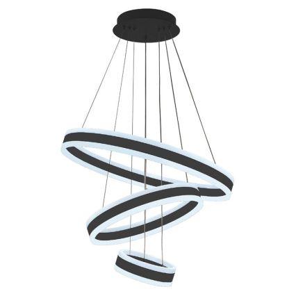 Dimmbare LED-Hängeleuchte LED/165W/230V 3000-6500K d 60 cm + Fernbedienung