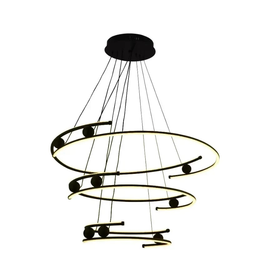 Dimmbare LED-Hängeleuchte LED/170W/230V 3000-6500K d 80 cm + Fernbedienung