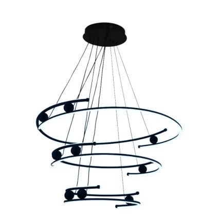 Dimmbare LED-Hängeleuchte LED/170W/230V 3000-6500K d 80 cm + Fernbedienung