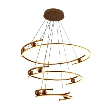 Dimmbare LED-Hängeleuchte LED/170W/230V 3000-6500K d 80 cm + Fernbedienung