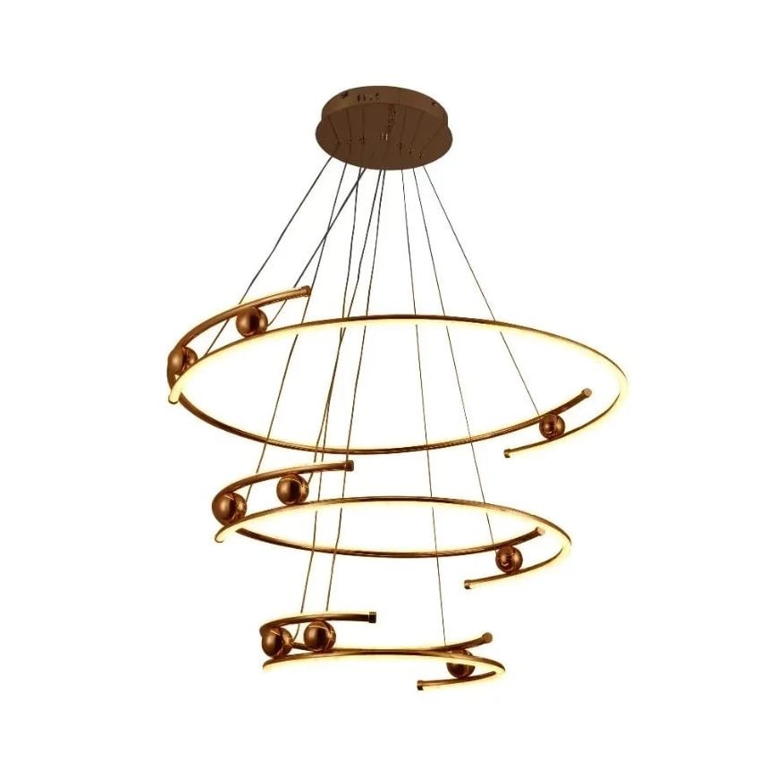 Dimmbare LED-Hängeleuchte LED/170W/230V 3000-6500K d 80 cm + Fernbedienung