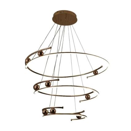 Dimmbare LED-Hängeleuchte LED/170W/230V 3000-6500K d 80 cm + Fernbedienung