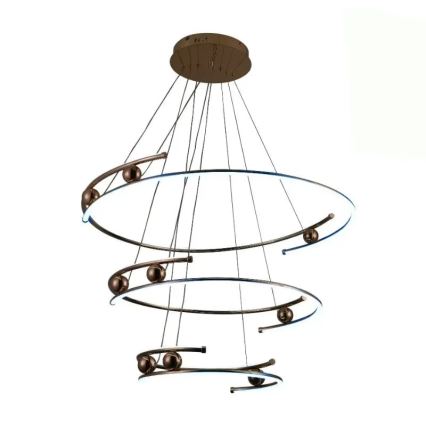 Dimmbare LED-Hängeleuchte LED/170W/230V 3000-6500K d 80 cm + Fernbedienung