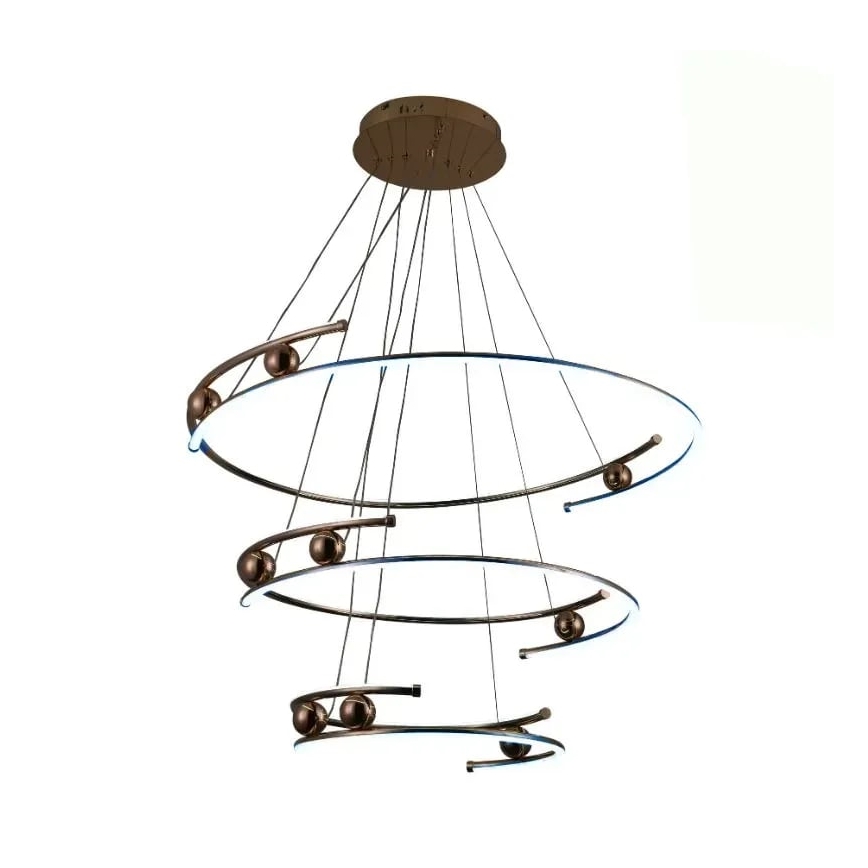 Dimmbare LED-Hängeleuchte LED/170W/230V 3000-6500K d 80 cm + Fernbedienung