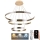 Dimmbare LED-Hängeleuchte LED/220W/230V 3000-6500K d 80 cm + Fernbedienung