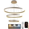 Dimmbare LED-Hängeleuchte LED/220W/230V 3000-6500K d 80 cm + Fernbedienung