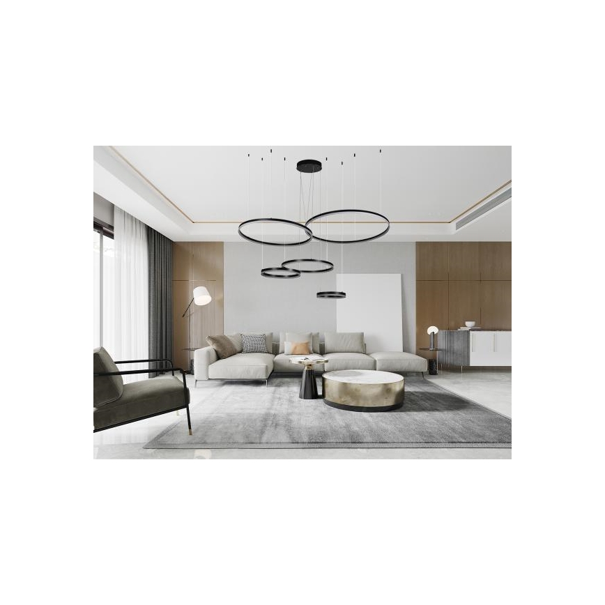 Dimmbare LED-Hängeleuchte LED/220W/230V 3000-6500K d 100 cm + Fernbedienung