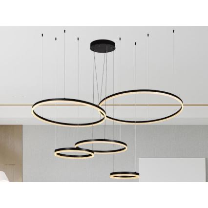 Dimmbare LED-Hängeleuchte LED/220W/230V 3000-6500K d 100 cm + Fernbedienung