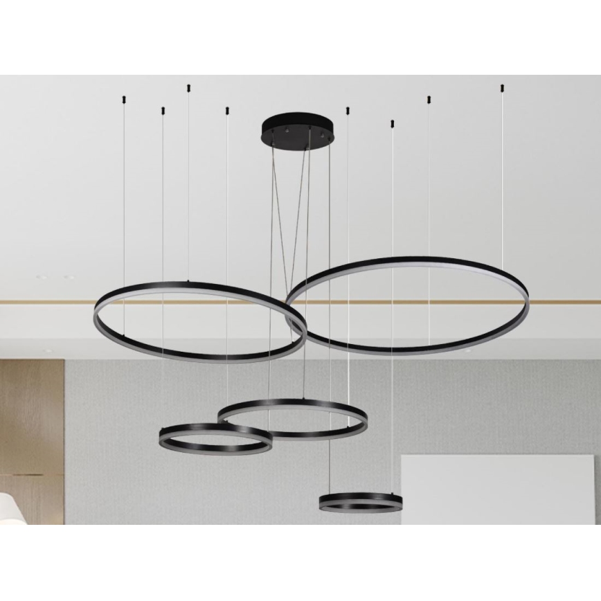Dimmbare LED-Hängeleuchte LED/220W/230V 3000-6500K d 100 cm + Fernbedienung