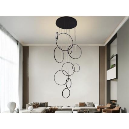 Dimmbare LED-Hängeleuchte LED/290W/230V 3000-6500K d 60 cm + Fernbedienung