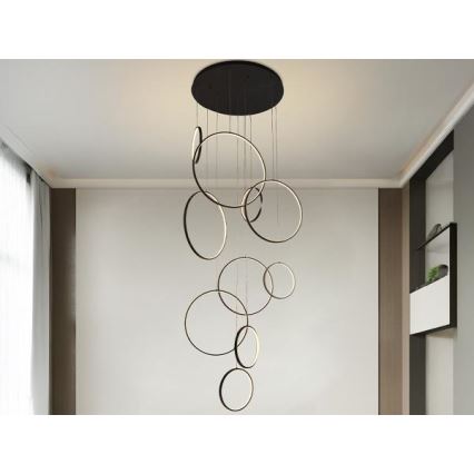 Dimmbare LED-Hängeleuchte LED/290W/230V 3000-6500K d 60 cm + Fernbedienung