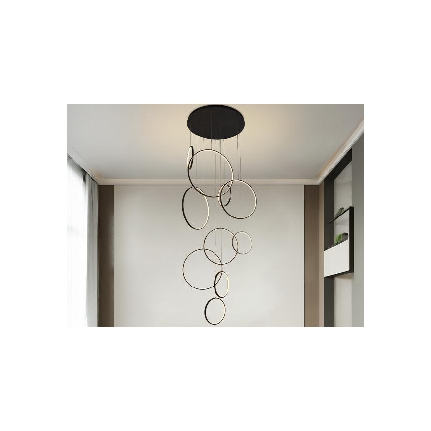 Dimmbare LED-Hängeleuchte LED/290W/230V 3000-6500K d 60 cm + Fernbedienung