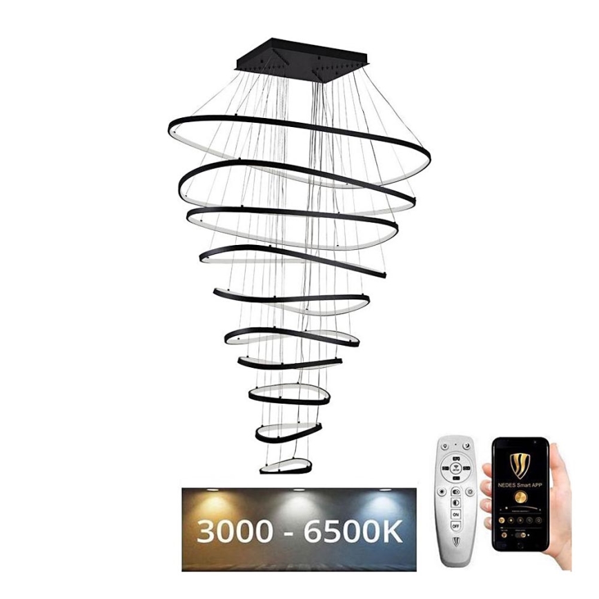Dimmbare LED-Hängeleuchte LED/370W/230V 3000-6500K + Fernbedienung