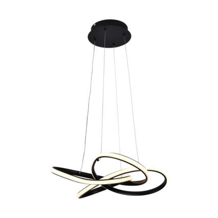 Dimmbare LED-Hängeleuchte LED/40W/230V 3000-6500K d 48 cm schwarz + Fernbedienung