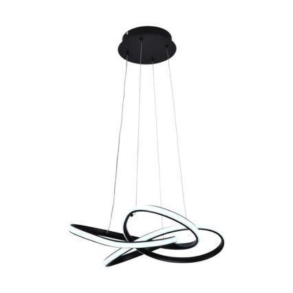 Dimmbare LED-Hängeleuchte LED/40W/230V 3000-6500K d 48 cm schwarz + Fernbedienung
