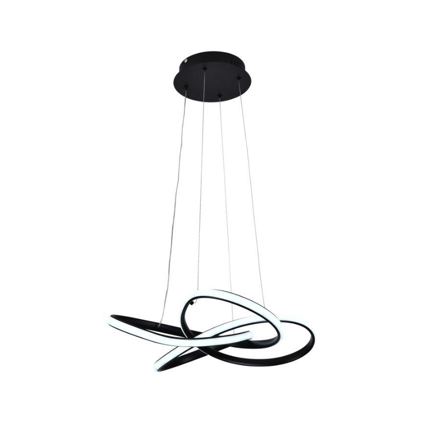 Dimmbare LED-Hängeleuchte LED/40W/230V 3000-6500K d 48 cm schwarz + Fernbedienung