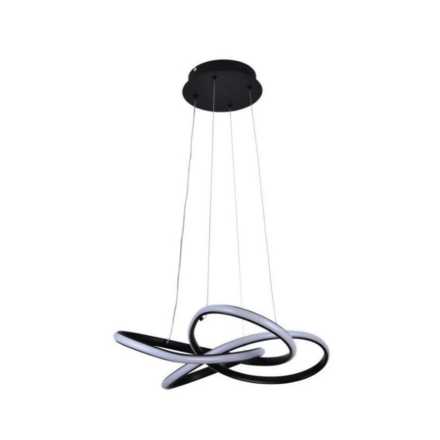 Dimmbare LED-Hängeleuchte LED/40W/230V 3000-6500K d 48 cm schwarz + Fernbedienung