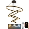 Dimmbare LED-Hängeleuchte LED/420W/230V 3000-6500K d 100 cm + Fernbedienung