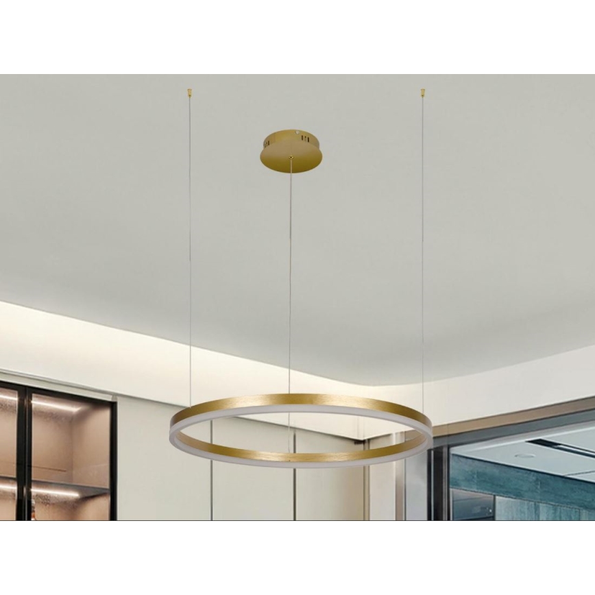 Dimmbare LED-Hängeleuchte LED/42W/230V 3000-6500K d 60 cm + Fernbedienung