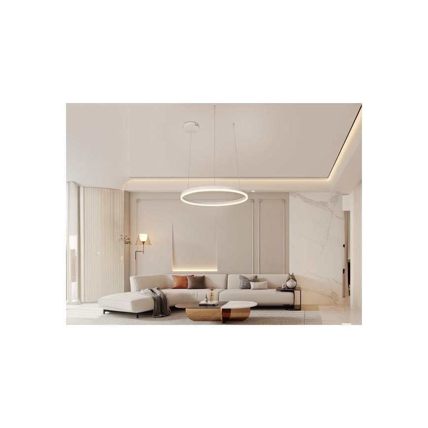 Dimmbare LED-Hängeleuchte LED/42W/230V 3000-6500K d 60 cm + Fernbedienung