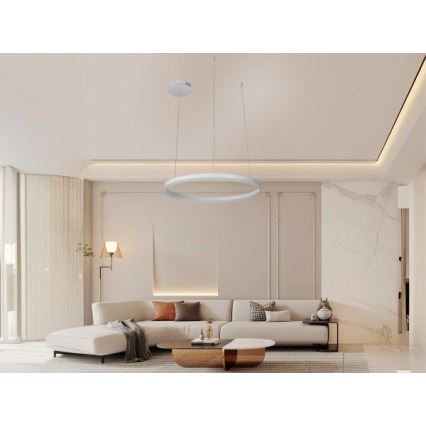 Dimmbare LED-Hängeleuchte LED/42W/230V 3000-6500K d 60 cm + Fernbedienung