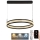 Dimmbare LED-Hängeleuchte LED/45W/230V 3000-6500K d 60 cm schwarz + Fernbedienung