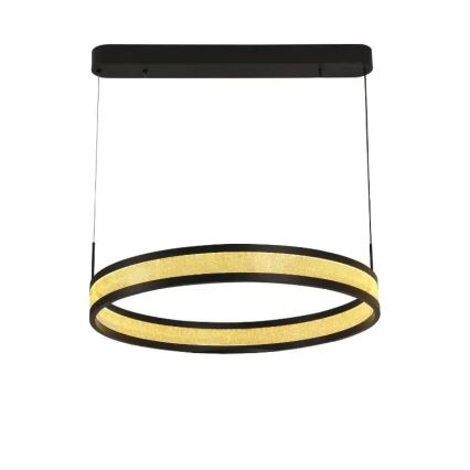 Dimmbare LED-Hängeleuchte LED/45W/230V 3000-6500K d 60 cm schwarz + Fernbedienung