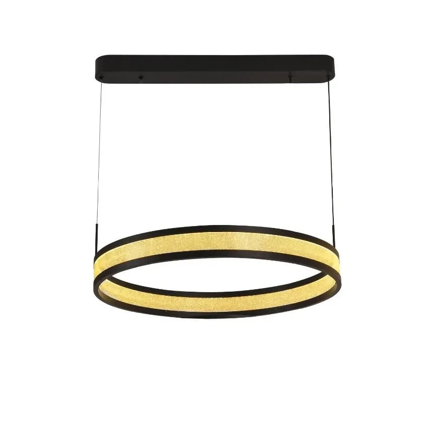 Dimmbare LED-Hängeleuchte LED/45W/230V 3000-6500K d 60 cm schwarz + Fernbedienung