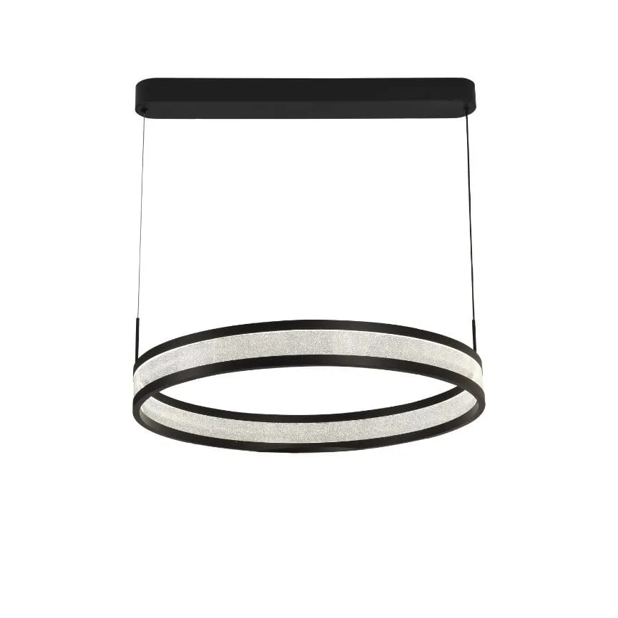 Dimmbare LED-Hängeleuchte LED/45W/230V 3000-6500K d 60 cm schwarz + Fernbedienung