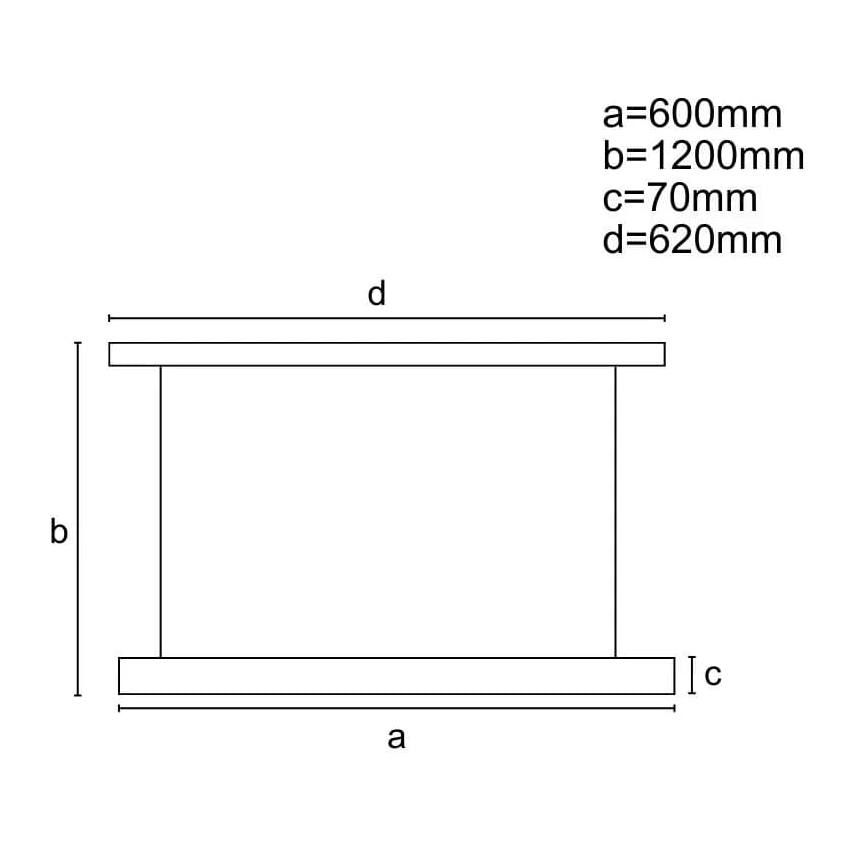 Dimmbare LED-Hängeleuchte LED/45W/230V 3000-6500K d 60 cm schwarz + Fernbedienung