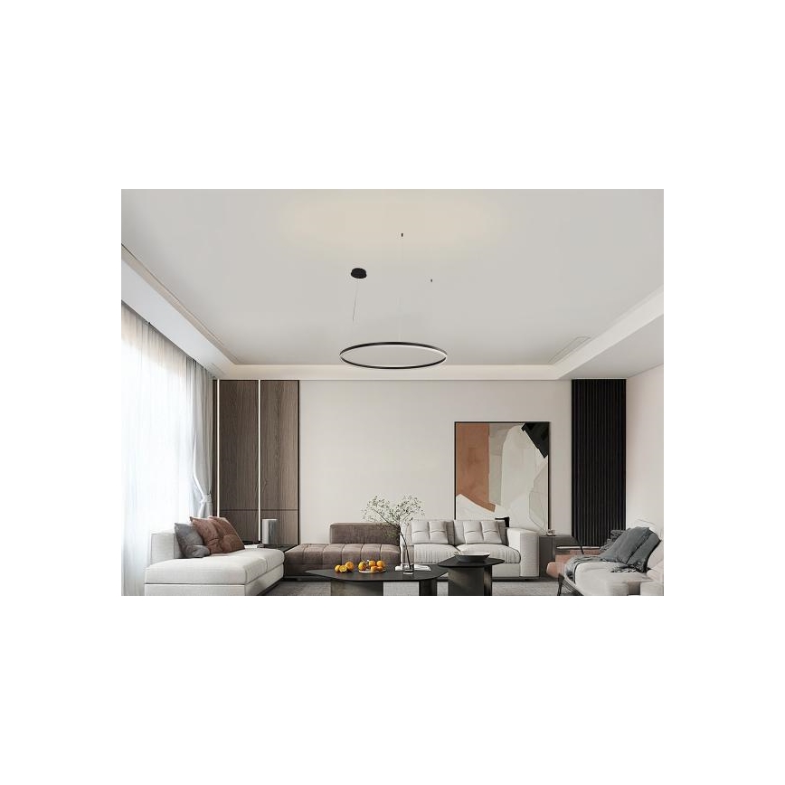 Dimmbare LED-Hängeleuchte LED/55W/230V 3000-6500K d 80 cm + Fernbedienung