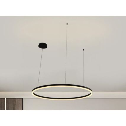Dimmbare LED-Hängeleuchte LED/55W/230V 3000-6500K d 80 cm + Fernbedienung
