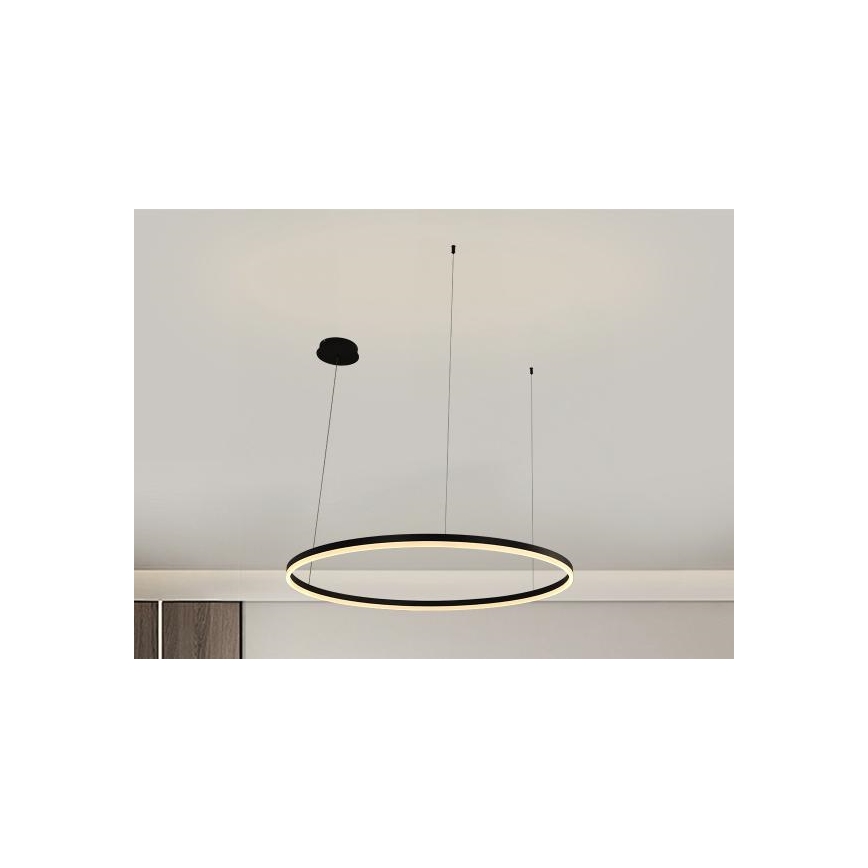 Dimmbare LED-Hängeleuchte LED/55W/230V 3000-6500K d 80 cm + Fernbedienung