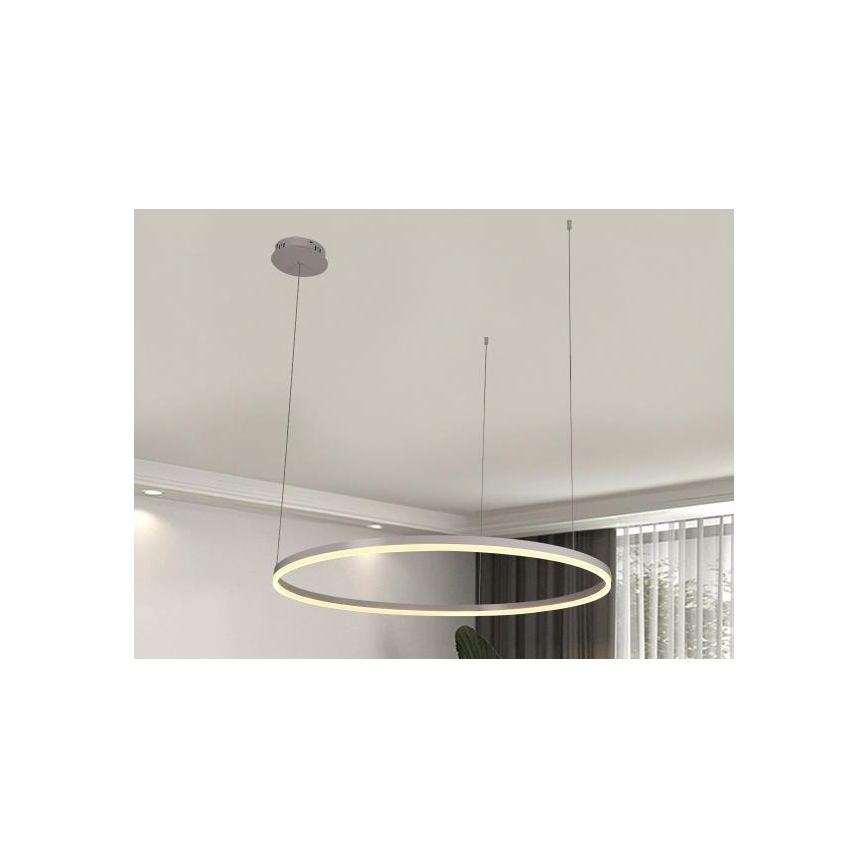 Dimmbare LED-Hängeleuchte LED/55W/230V 3000-6500K d 80 cm + Fernbedienung
