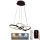 Dimmbare LED-Hängeleuchte LED/65W/230V 3000-6500K d 48 cm braun + Fernbedienung