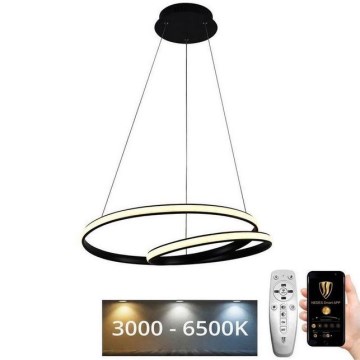 Dimmbare LED-Hängeleuchte LED/65W/230V 3000-6500K d 56 cm + Fernbedienung